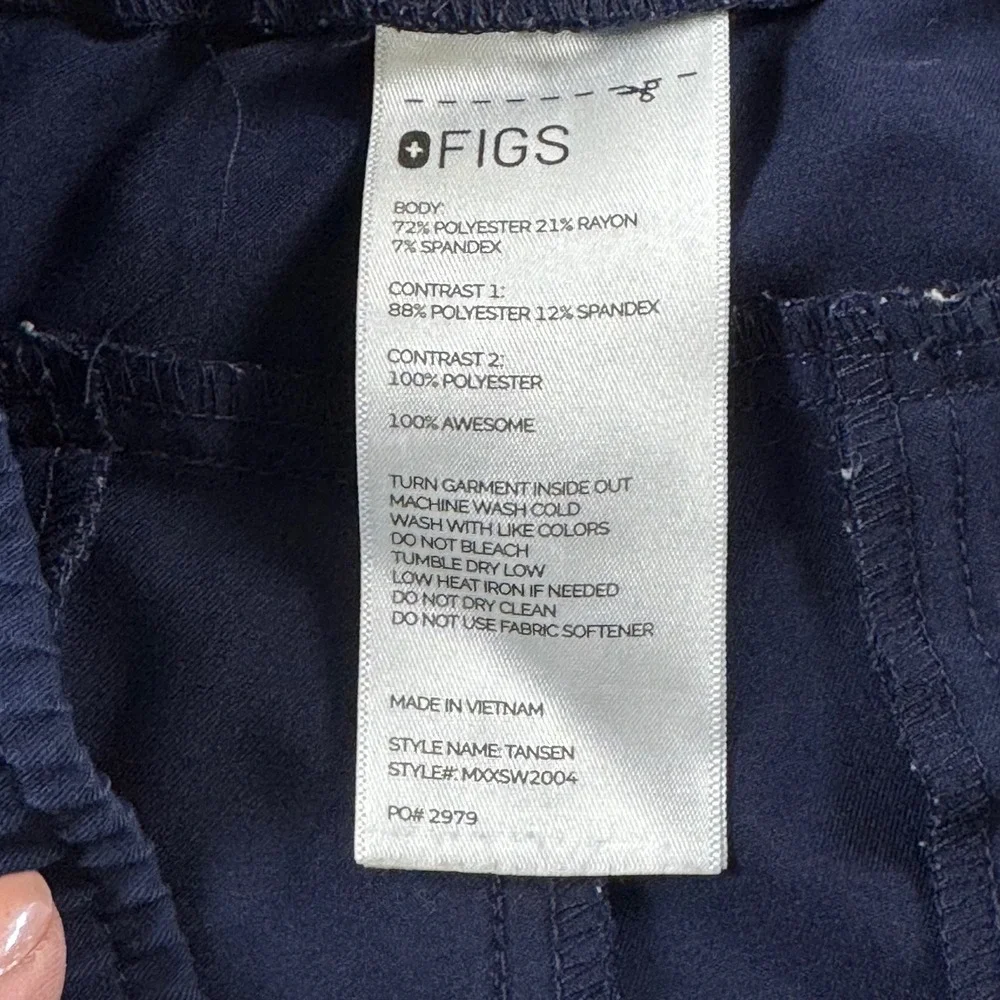 FIGS Men's Size XXL Navy Blue Tansen Technical Collection Jogger Scrub Pants‎